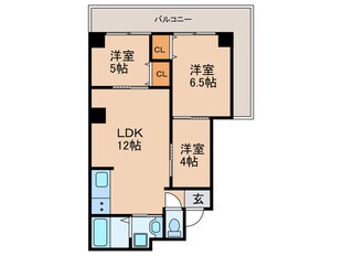 タウンプラザ東の物件間取画像